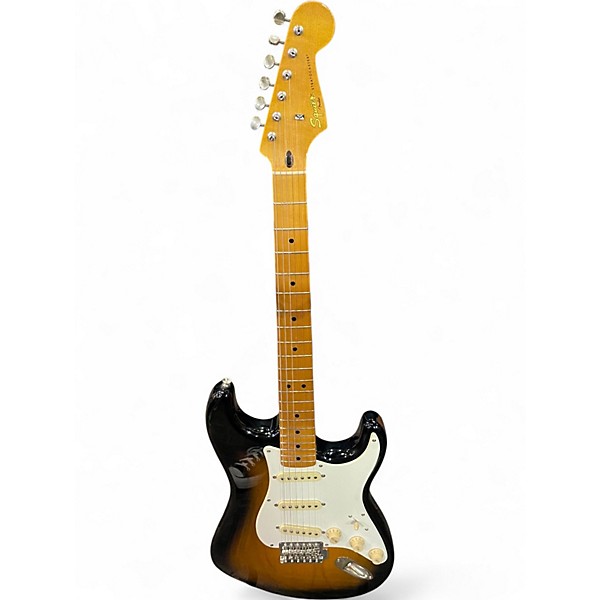 Used Squier Classic Vibe 1950S Stratocaster 2 Tone Sunburst Solid Body Electric Guitar