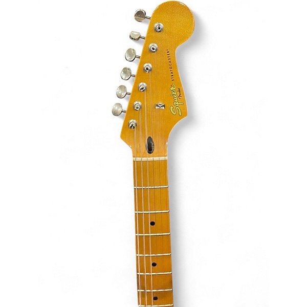 Used Squier Classic Vibe 1950S Stratocaster 2 Tone Sunburst Solid Body Electric Guitar