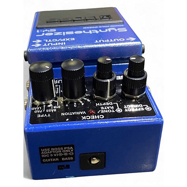 Used BOSS SY1 Synthesizer Effect Pedal