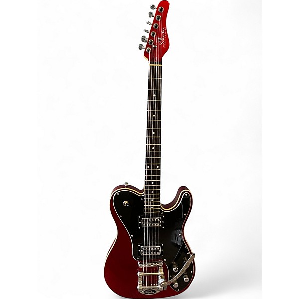 Used Schecter Guitar Research PT Fastback IIB Metallic Red Solid Body Electric Guitar