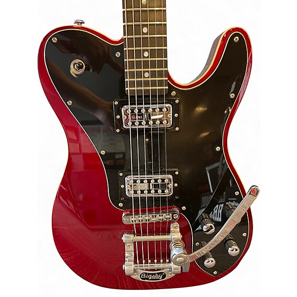 Used Schecter Guitar Research PT Fastback IIB Metallic Red Solid Body Electric Guitar