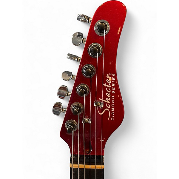 Used Schecter Guitar Research PT Fastback IIB Metallic Red Solid Body Electric Guitar