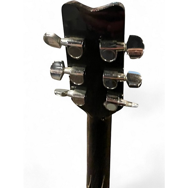 Used 2006 Washburn EA9B Black Acoustic Electric Guitar