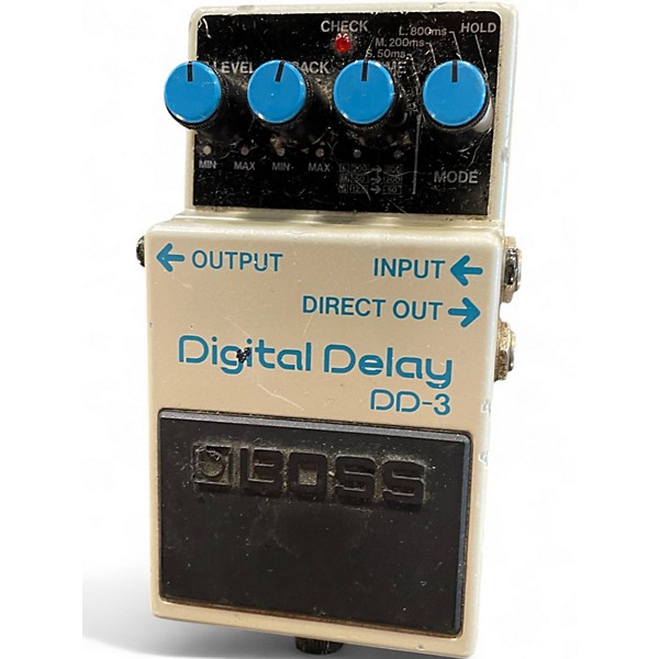 Used BOSS DD-3 Digital Delay Pedal Board
