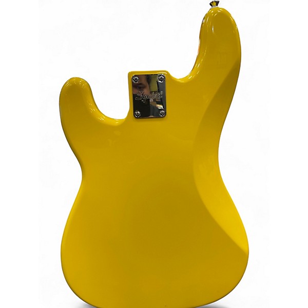 Used 2020 Squier Affinity Precision Bass Yellow Electric Bass Guitar