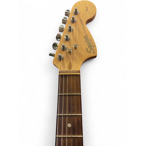 Used 2020 Squier Affinity Stratocaster Yellow Solid Body Electric Guitar