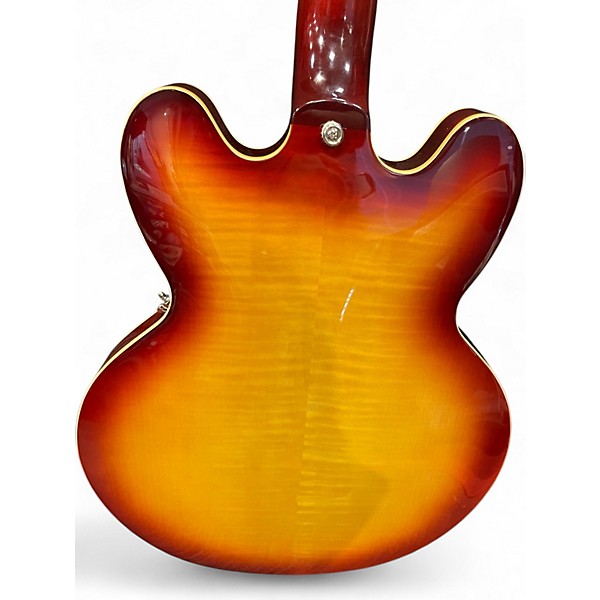 Used Epiphone ES335 FIGURED IG Sunburst Hollow Body Electric Guitar