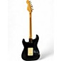 Used Squier Pro Tone Stratocaster Black and Gold Solid Body Electric Guitar