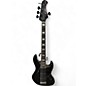 Used Bacchus WOODLINE DX5AC Satin Black Electric Bass Guitar thumbnail