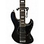 Used Bacchus WOODLINE DX5AC Satin Black Electric Bass Guitar