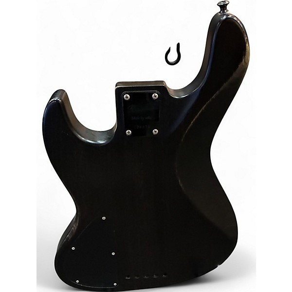 Used Bacchus WOODLINE DX5AC Satin Black Electric Bass Guitar