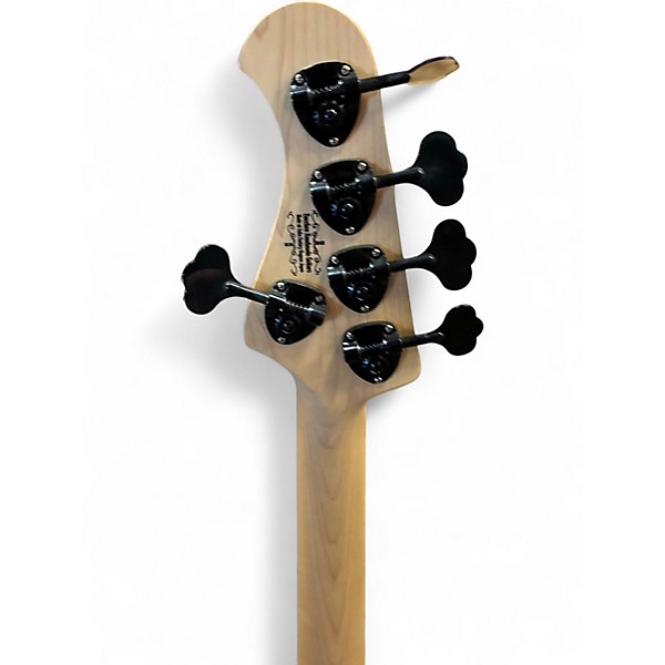 Used Bacchus WOODLINE DX5AC Satin Black Electric Bass Guitar
