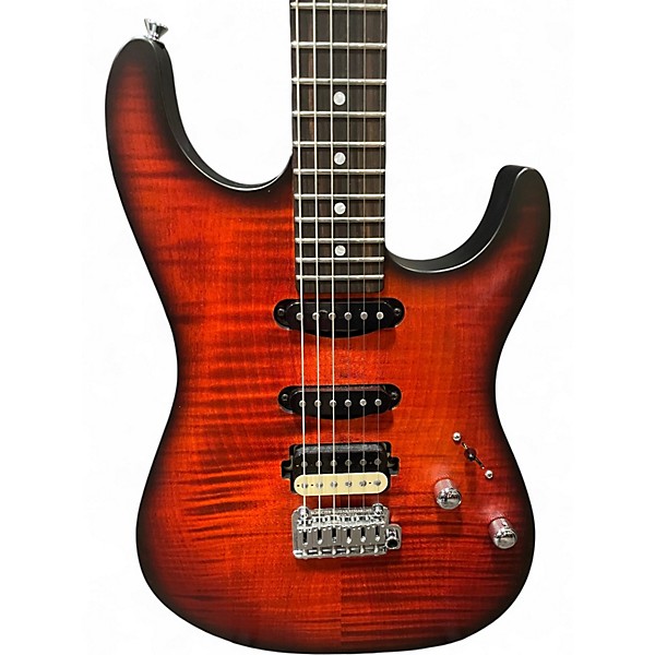 Used Schecter Guitar Research USA CUSTOM SHOP SUNSET CUSTOM - II TIGER EYE SATIN Solid Body Electric Guitar