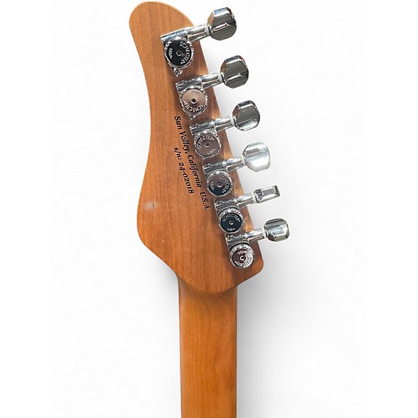 Used Schecter Guitar Research USA CUSTOM SHOP SUNSET CUSTOM - II TIGER EYE SATIN Solid Body Electric Guitar