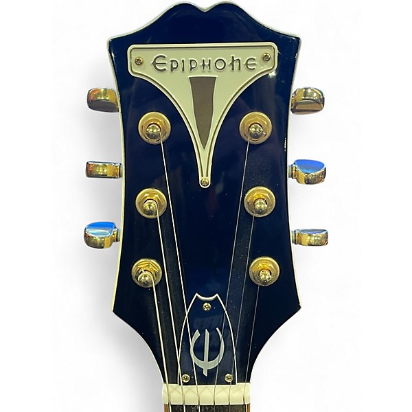 Used Epiphone Wildkat with Bigsby White Hollow Body Electric Guitar