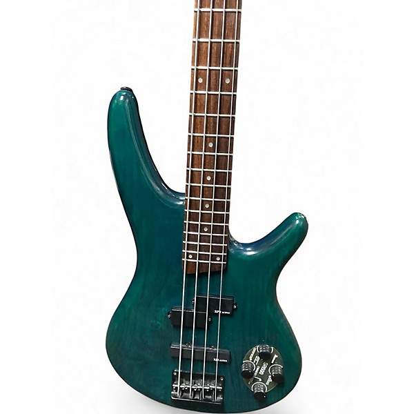 Used Ibanez SR500 Green Electric Bass Guitar