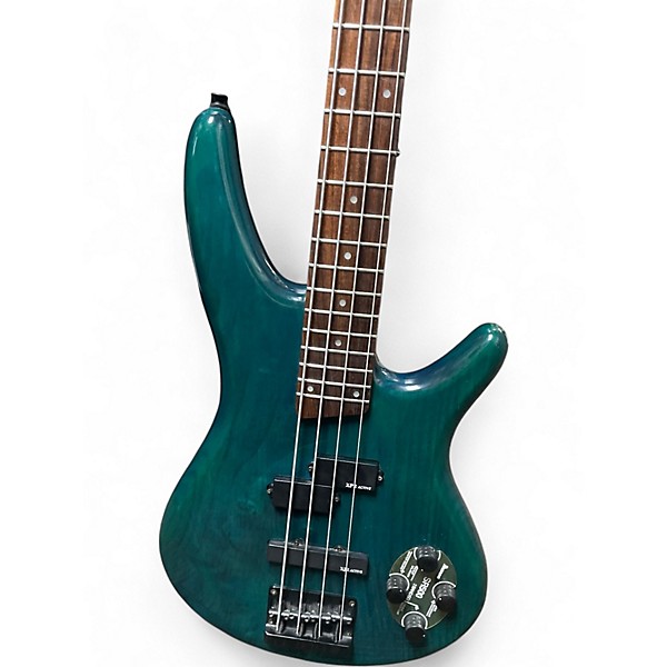 Used Ibanez SR500 Green Electric Bass Guitar