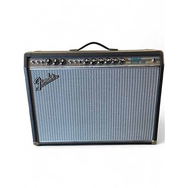 Used Fender 1968 Custom Vibrolux Reverb Tube Guitar Combo Amp