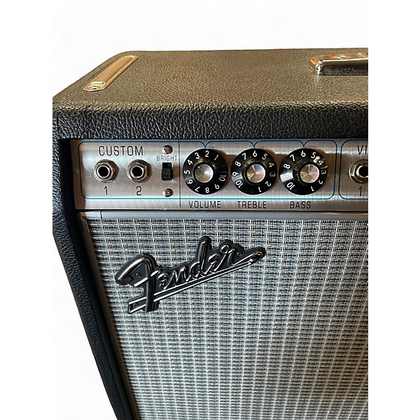 Used Fender 1968 Custom Vibrolux Reverb Tube Guitar Combo Amp