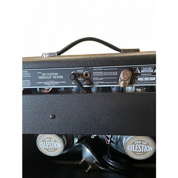 Used Fender 1968 Custom Vibrolux Reverb Tube Guitar Combo Amp