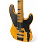 Used Schecter Guitar Research Model T Session Natural Satin Electric Bass Guitar