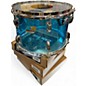 Vintage 1976 Ludwig 3 Piece Vistalite Blue Drum Kit