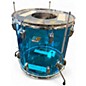 Vintage 1976 Ludwig 3 Piece Vistalite Blue Drum Kit