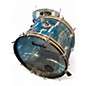 Vintage 1976 Ludwig 3 Piece Vistalite Blue Drum Kit