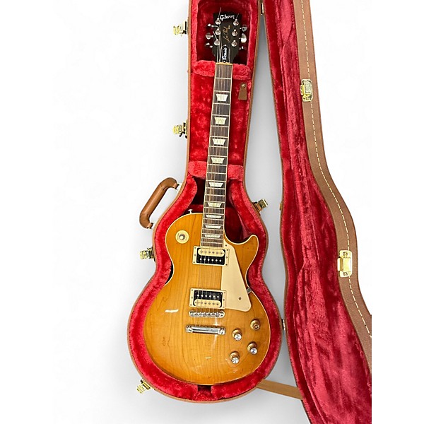 Used Gibson Les Paul Classic Honey Burst Solid Body Electric Guitar