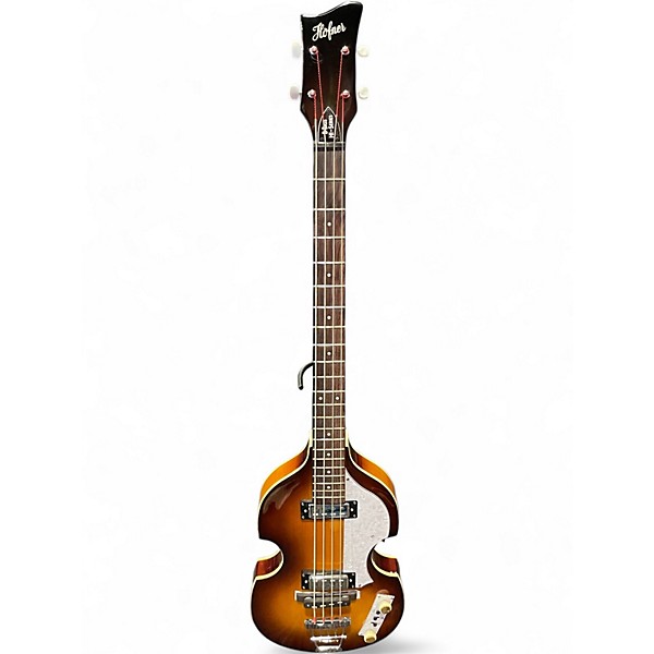 Used Hofner Ignition Club Sunburst Electric Bass Guitar