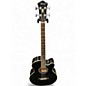 Used Ibanez AEB5E Black Acoustic Bass Guitar thumbnail
