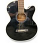 Used Ibanez AEB5E Black Acoustic Bass Guitar