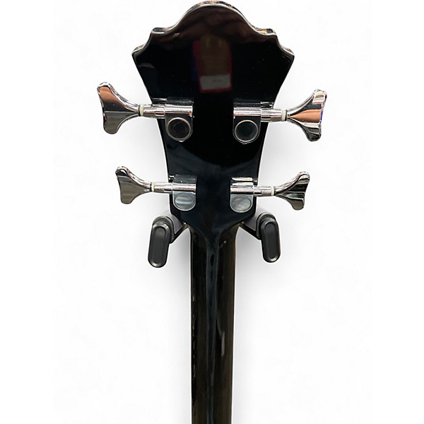 Used Ibanez AEB5E Black Acoustic Bass Guitar