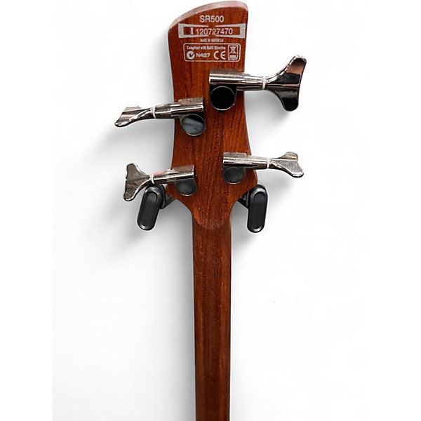 Used Ibanez SR500 Natural Electric Bass Guitar