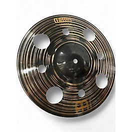 Used MEINL 12in DARK TRASH STACK Cymbal