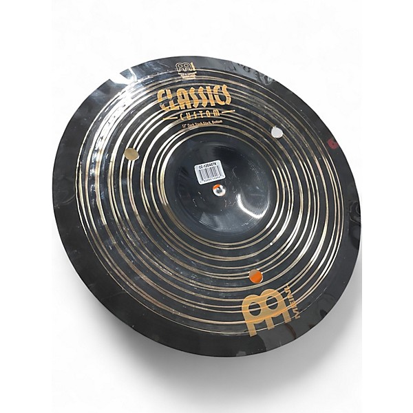 Used MEINL 12in DARK TRASH STACK Cymbal