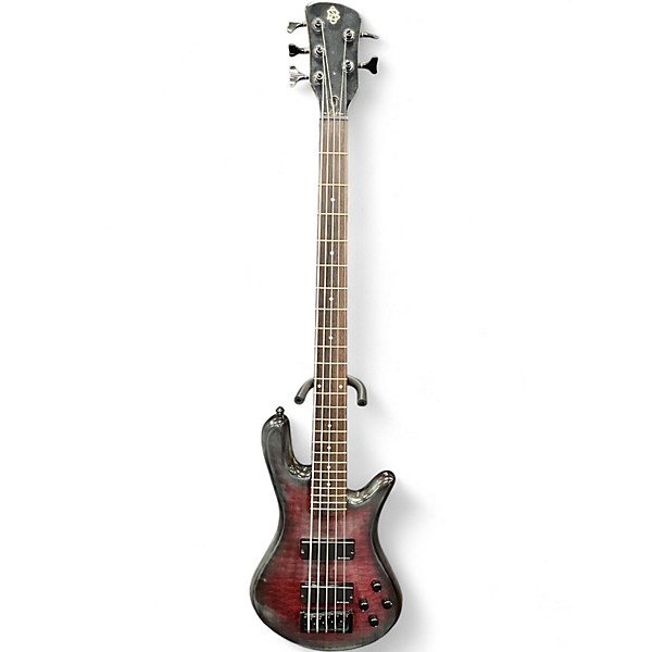 Used Spector Q5 Pro Black Cherry Electric Bass Guitar