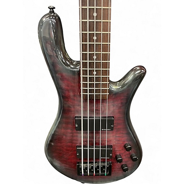 Used Spector Q5 Pro Black Cherry Electric Bass Guitar
