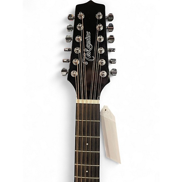 Used Takamine GD30CE-12 Black 12 String Acoustic Electric Guitar