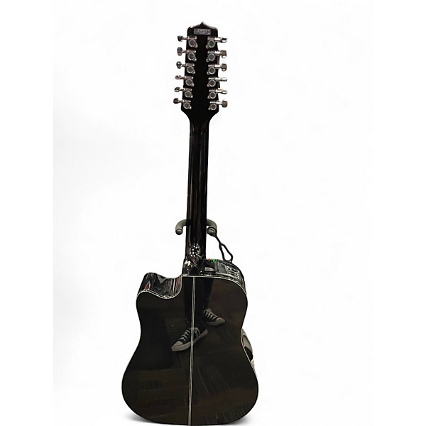 Used Takamine GD30CE-12 Black 12 String Acoustic Electric Guitar