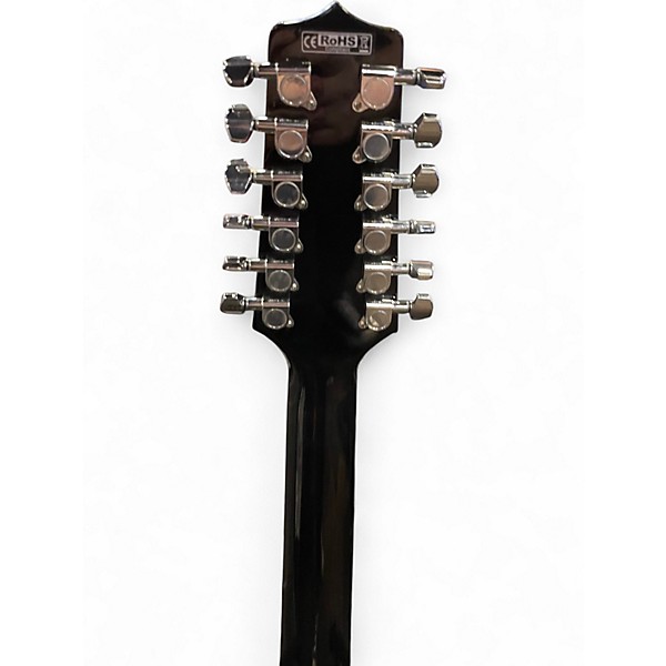 Used Takamine GD30CE-12 Black 12 String Acoustic Electric Guitar