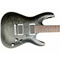 Used Schecter Guitar Research C-1 Platinum Trans Black Solid Body Electric Guitar