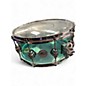 Used DW 14X6.5 Design Series Acrylic Snare SEA GLASS Drum