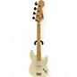 Used Squier Bronco White Electric Bass Guitar thumbnail