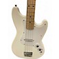Used Squier Bronco White Electric Bass Guitar