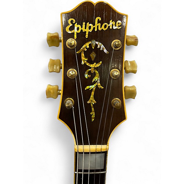 Vintage 1962 Epiphone Broadway Natural Hollow Body Electric Guitar