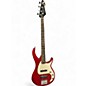 Used Peavey MILESTONE Red Electric Bass Guitar thumbnail