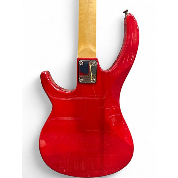 Used Peavey MILESTONE Red Electric Bass Guitar