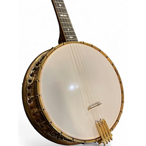 Vintage 1920s Bacon & Day Number 3 Tenor Gold Banjo