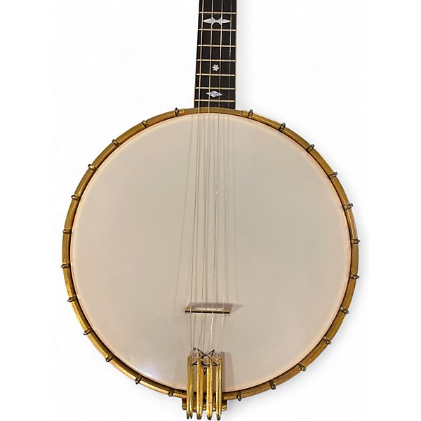 Vintage 1920s Bacon & Day Number 3 Tenor Gold Banjo